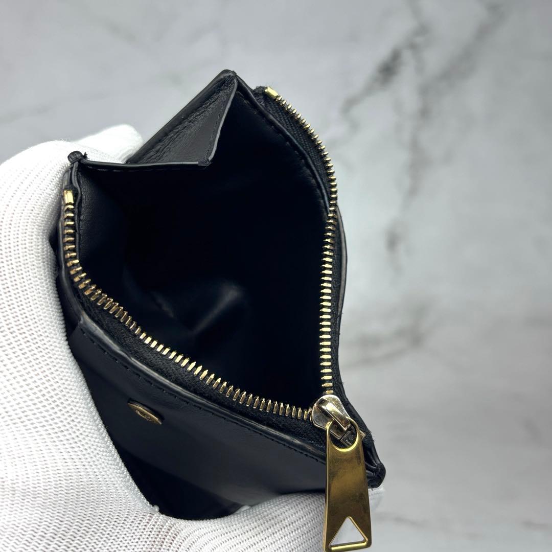 BOTTEGA VENETA 財布 2つ折り イントレチャート 黒