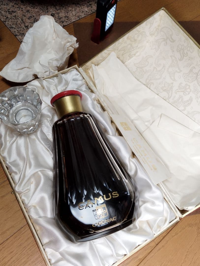 【新品未使用】古酒　CAMUS　カミュ　バカラクリスタル　コニャック