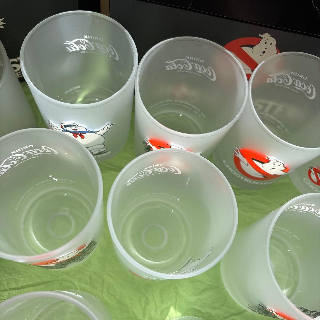 激レア！当時もの！箱付きコカ・コーラ　ゴーストバスターズグラス12個　④ラスト