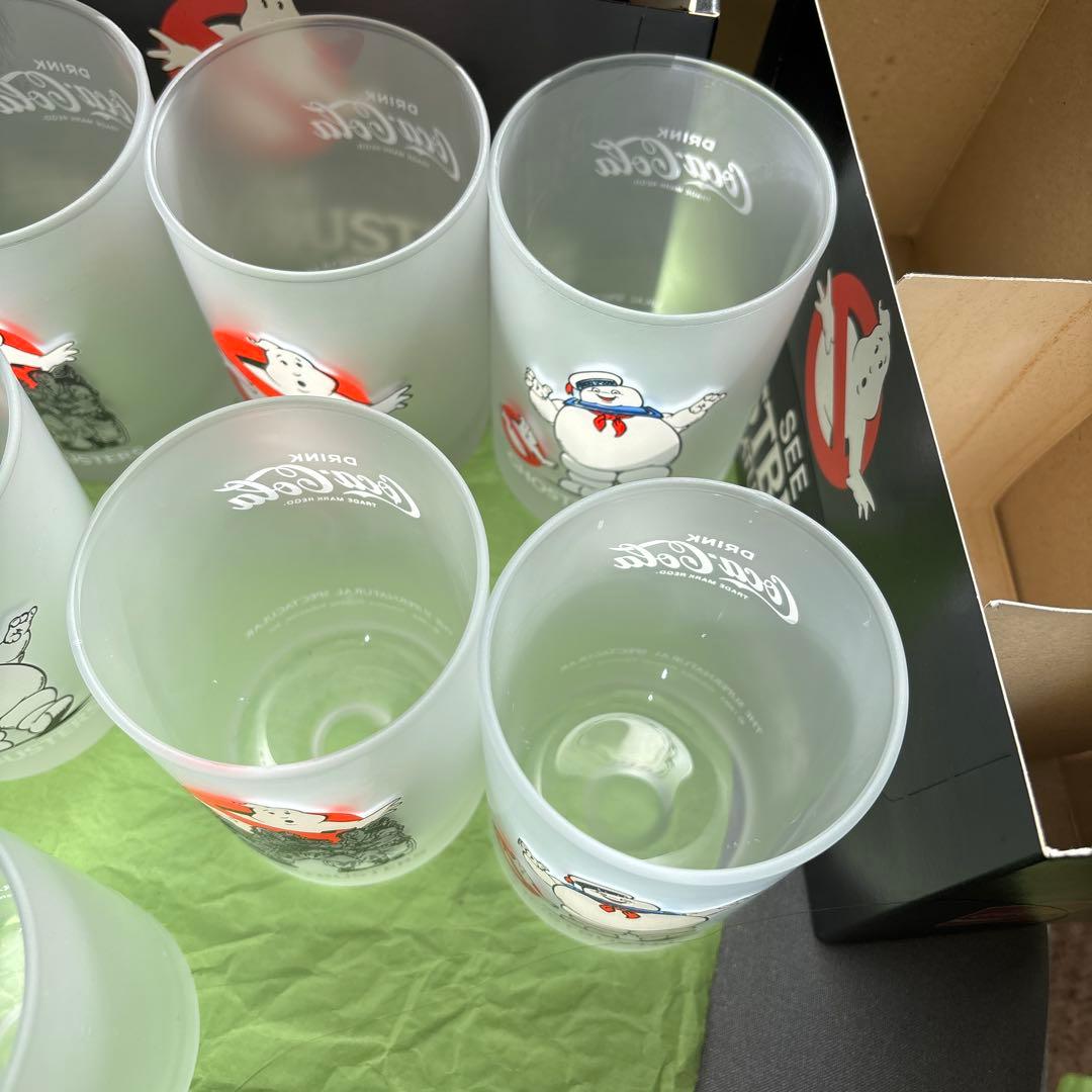 激レア！当時もの！箱付きコカ・コーラ　ゴーストバスターズグラス12個　④ラスト