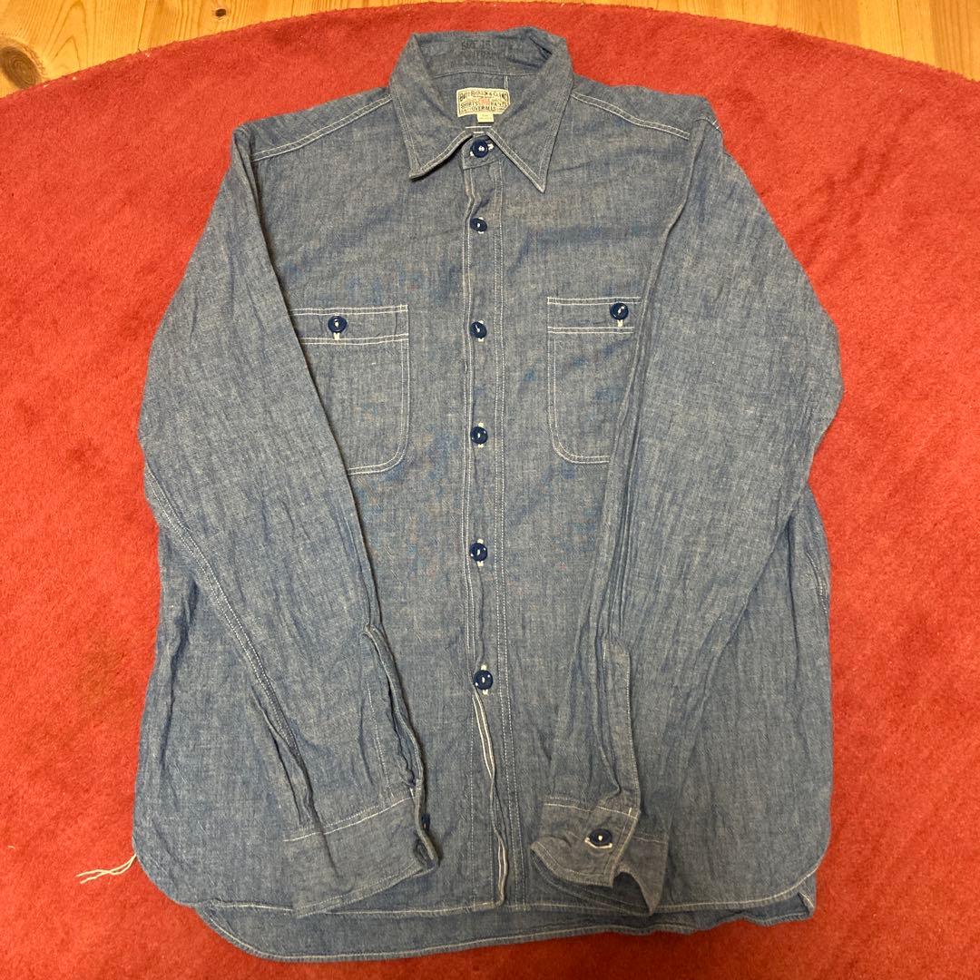 バズリクソンズ シャンブレー シャツ　 size：M