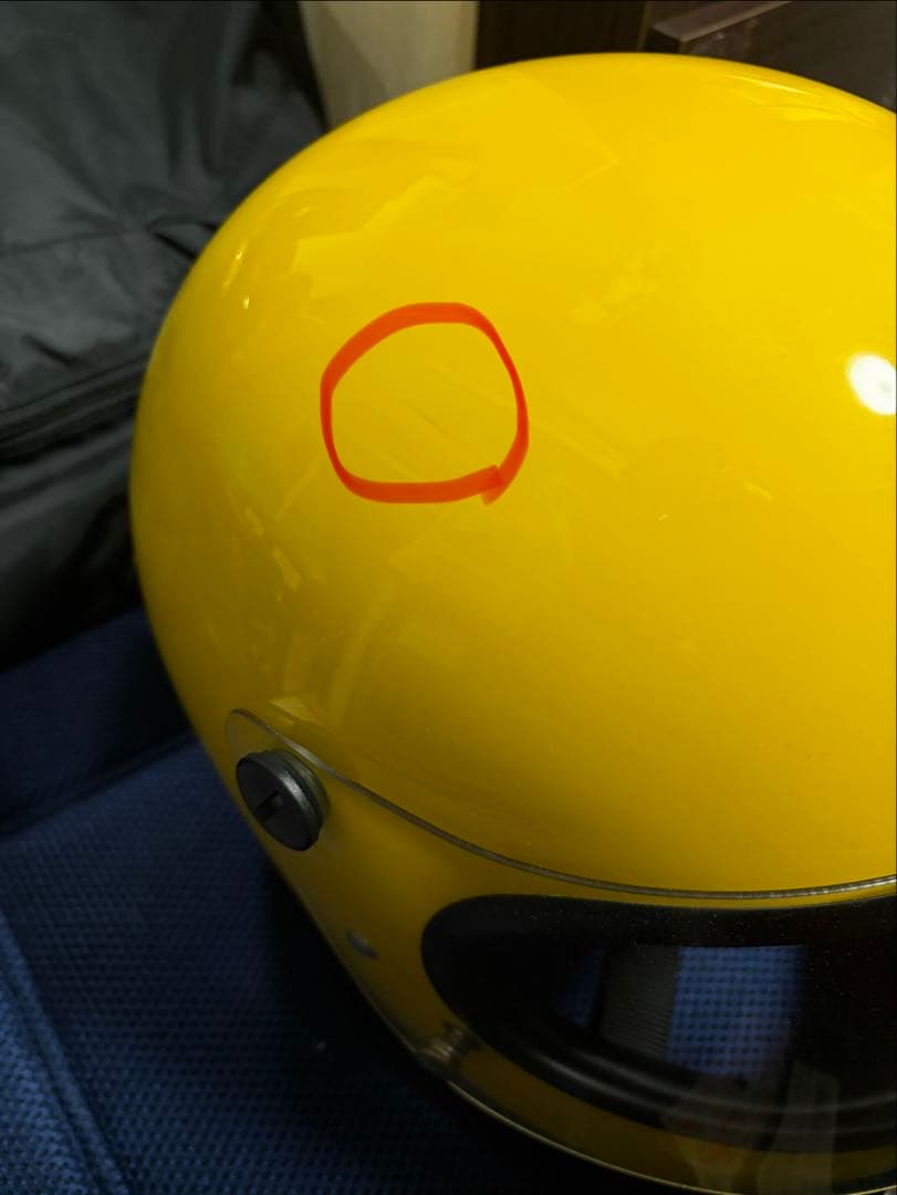 BELL ヘルメット　STARⅡ復刻モデル、イエローXL、新品ピボットキット付き