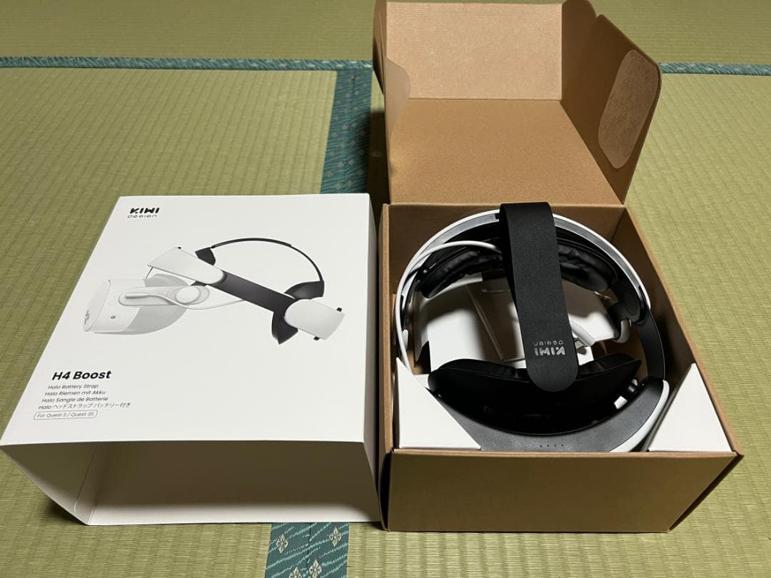 KIWI design H4 Boost Quest 3/3S用ヘッドストラップ