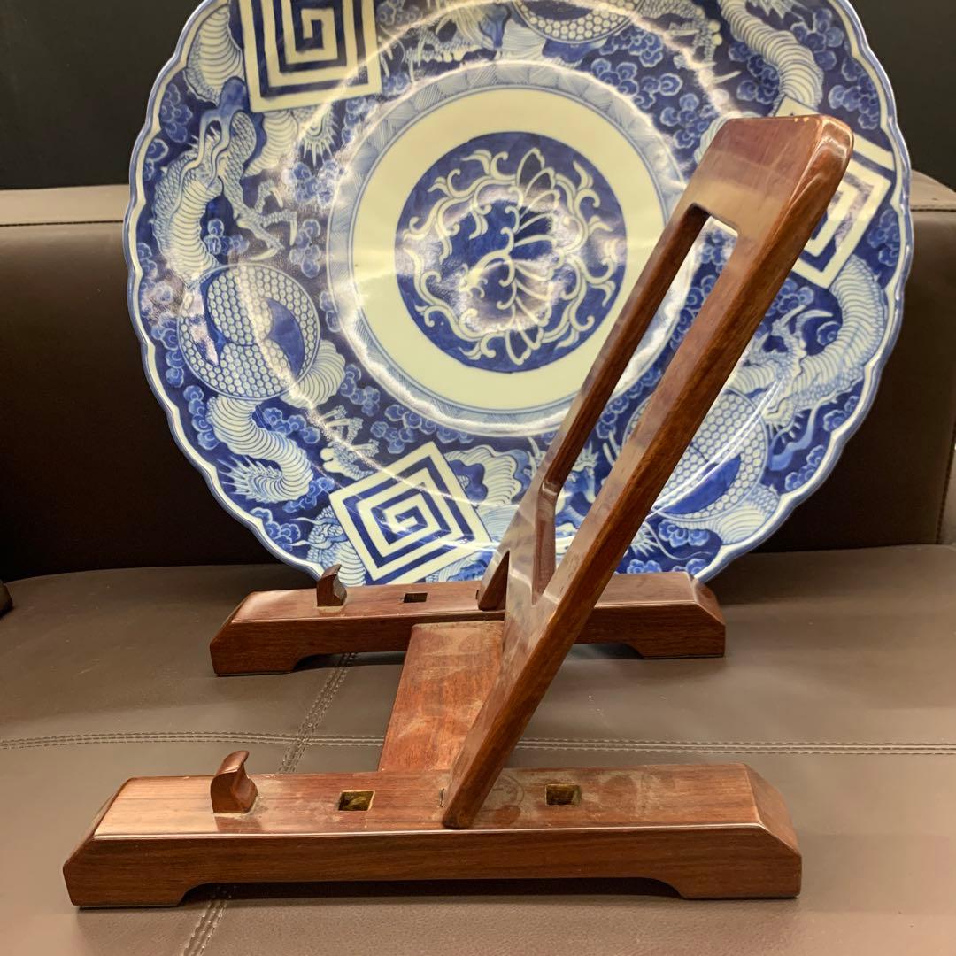 【厄除招福】　伝説の霊獣・神獣　鳳凰と龍・巴紋と稲妻紋　50cm