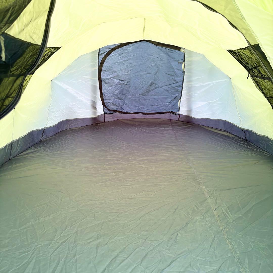 【良品】ayamaya ポップアップテント 4人〜6人用 カーキ ドーム型テント