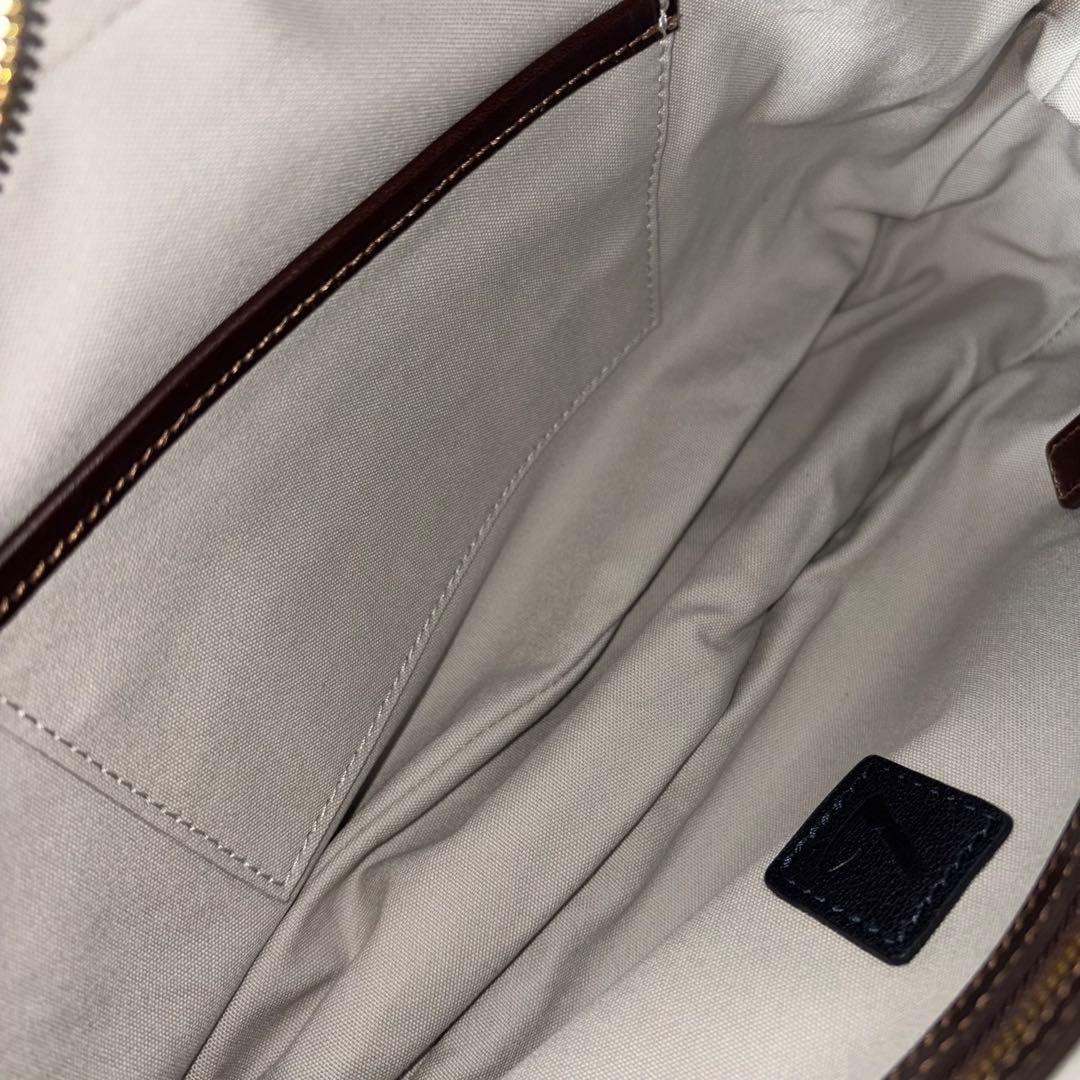 s*)様 未使用級●土屋鞄　アルマス バッファローボディーバッグ　ネイビー