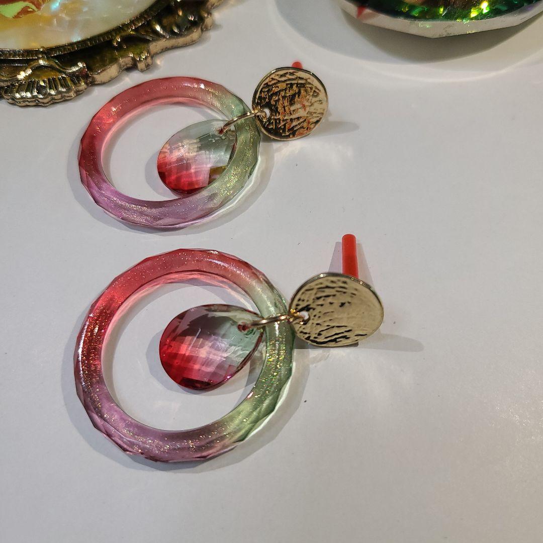 ハンドメイドピアス1706