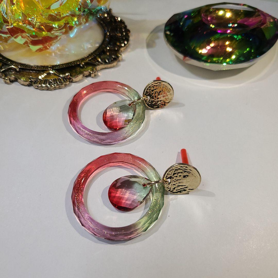 ハンドメイドピアス1706