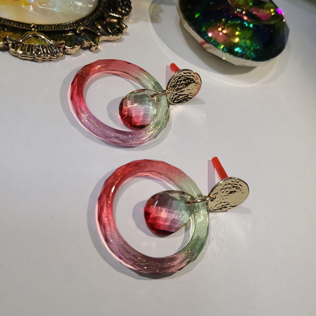 ハンドメイドピアス1706