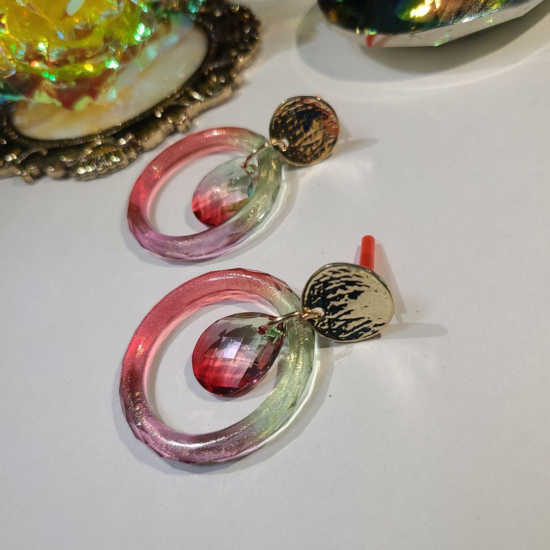 ハンドメイドピアス1706