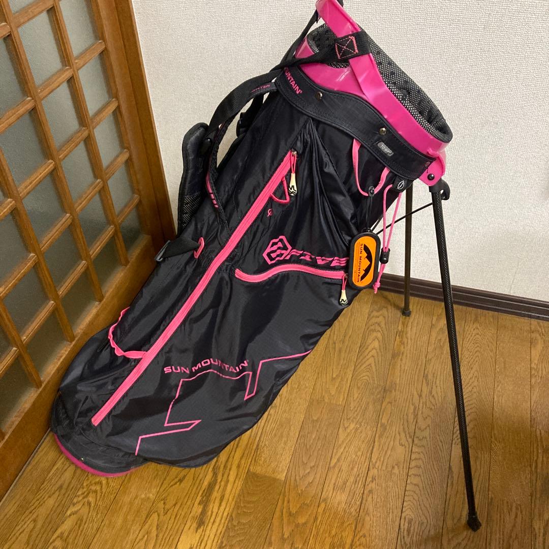『超軽量』サンマウンテン　スタンド式キャディーバッグ