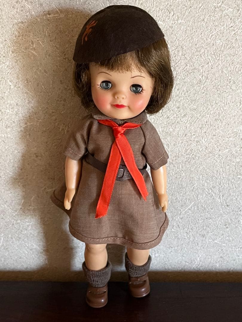 ビンテージ エファンビー ガール スカウト ドール ブラウン effanbee