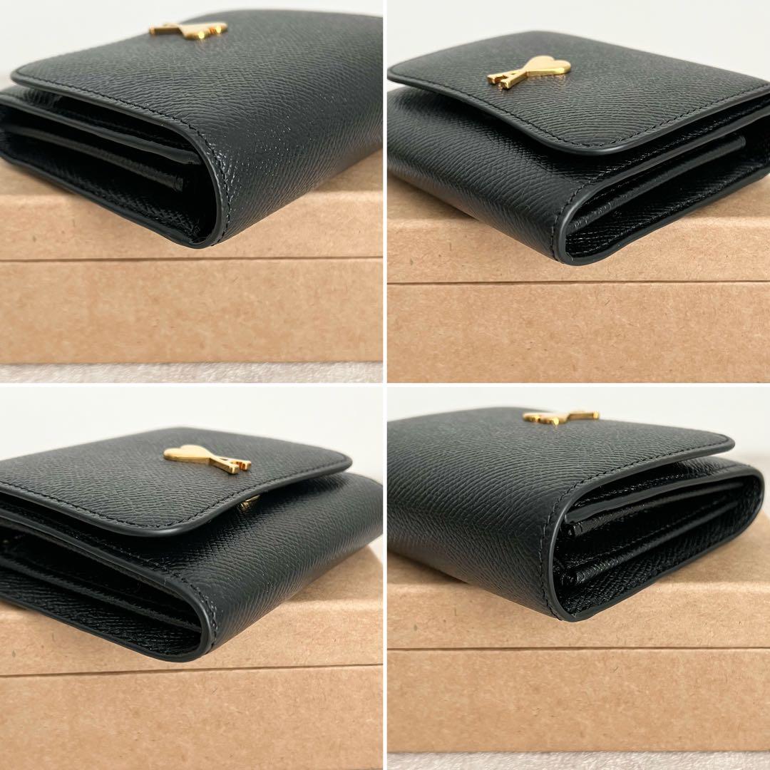 未使用✨AMI PARI 二つ折り財布 PARIS PARIS レザー ハート