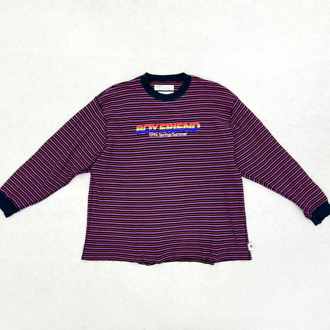 DAIRIKU ダイリク 22SS 刺繍ボーダーロンT