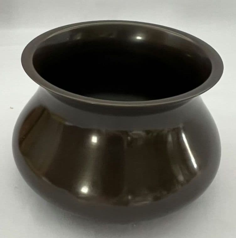 唐金建水 義正作 茶道具