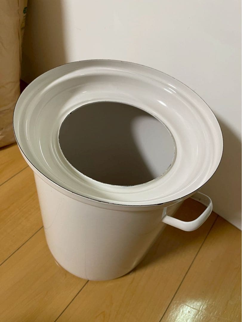 【お値下げ】イマン　ホーロー　トラッシュ缶　収納箱