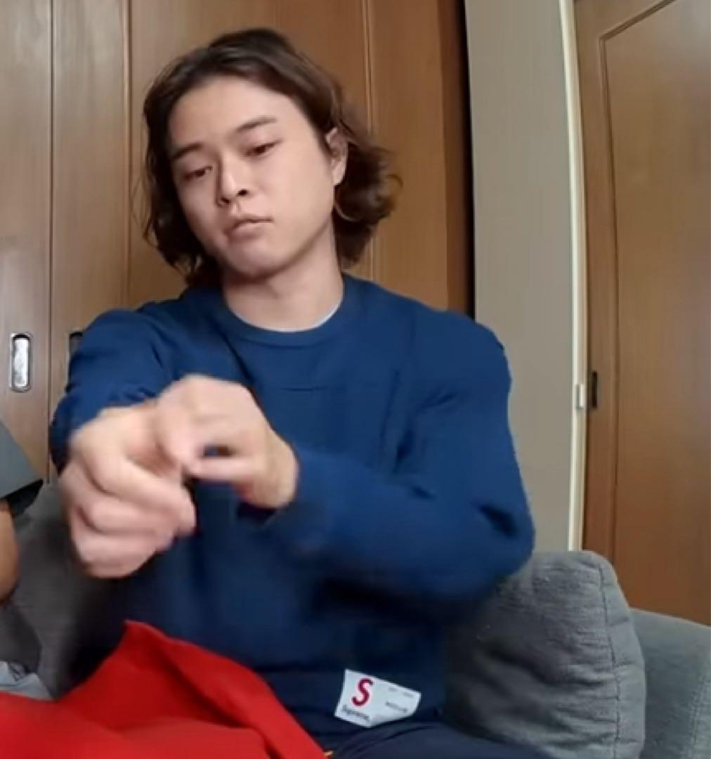 ポーカーズあつむ着用Supreme Mesh L/S Football Top