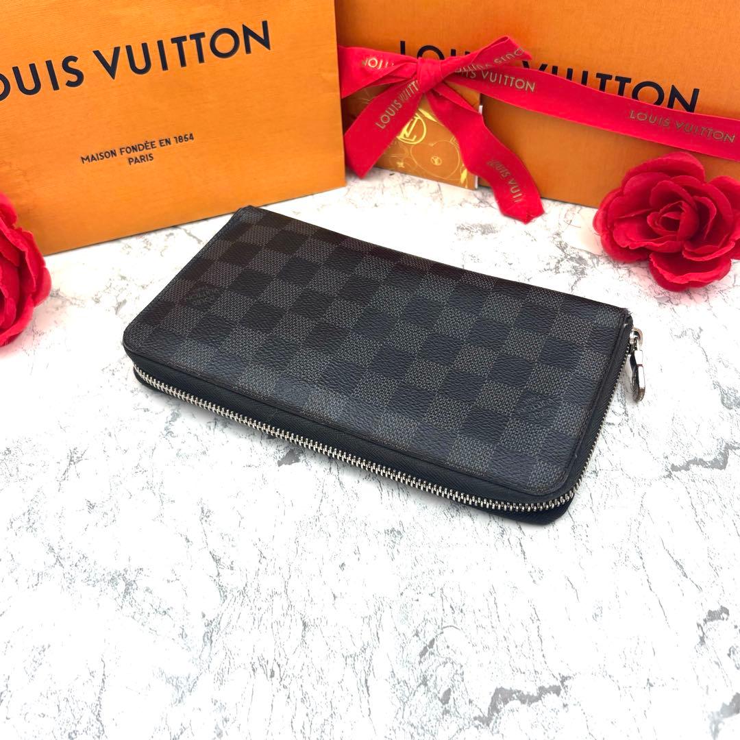 【新型モデル】 ルイヴィトン ダミエ グラフィット ジッピーオーガナイザー