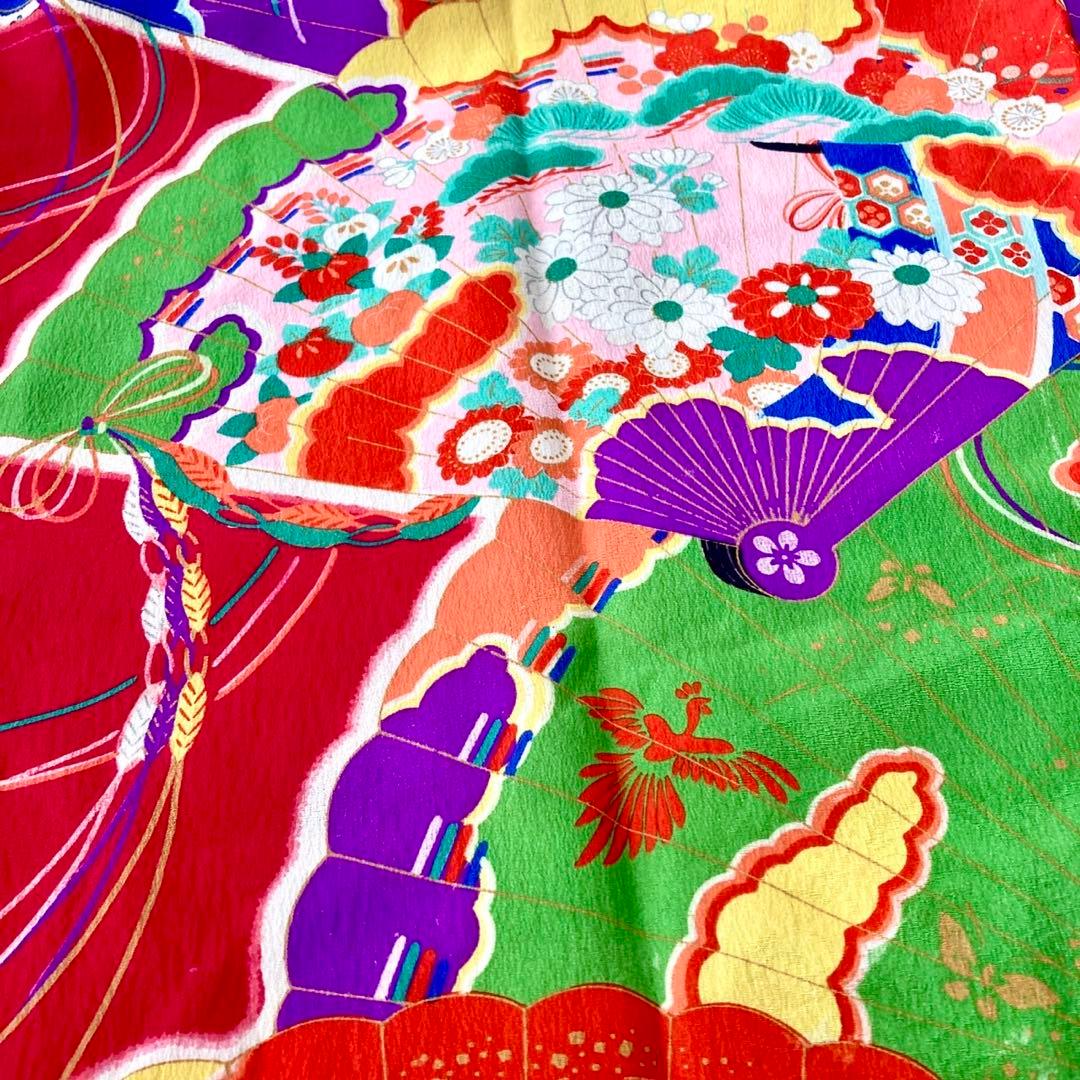 アンティーク　女の子　子供着物　七五三　アンティーク着物　3歳　NO6