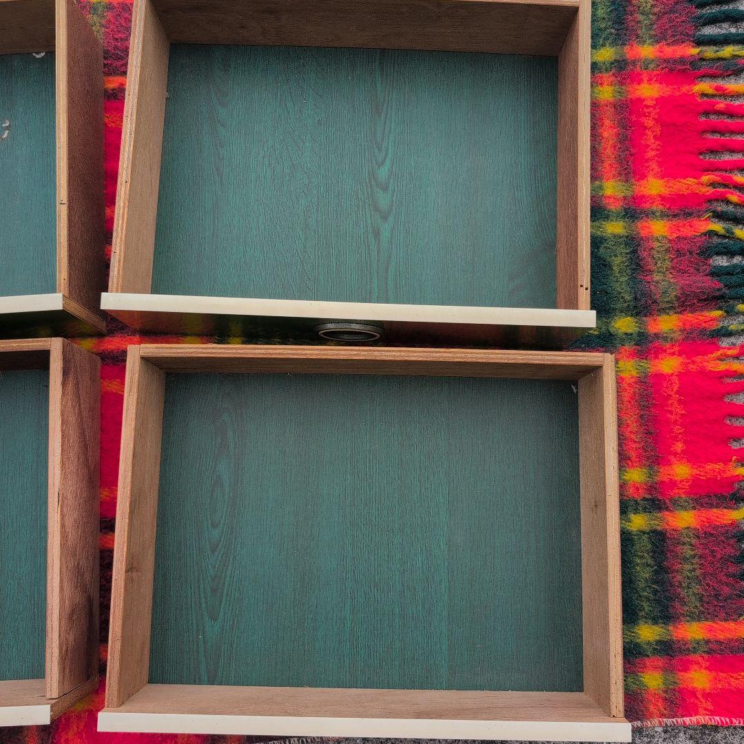 昭和レトロポップ緑5段引き出しラック