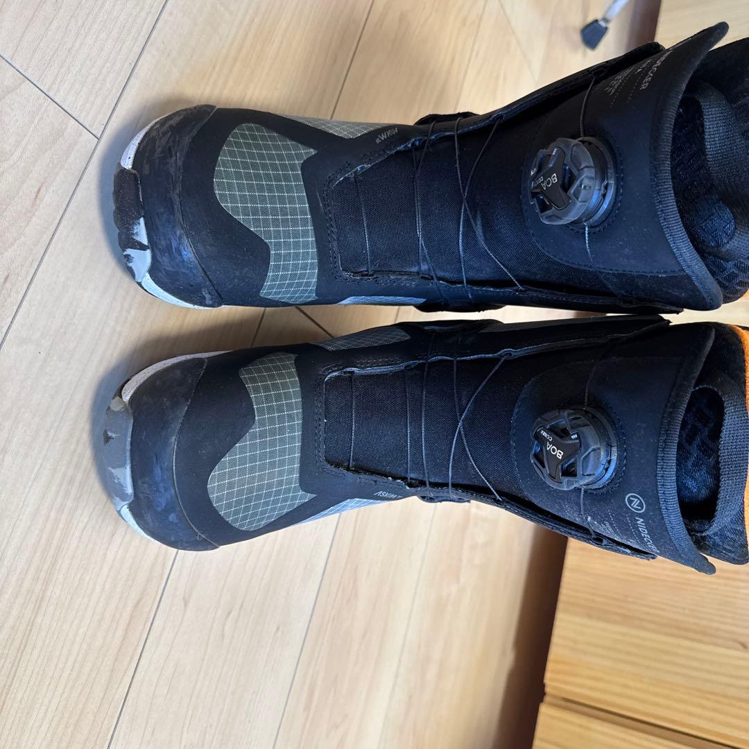 ほだか BOAシステム スノーボードブーツ ブラック/オレンジ