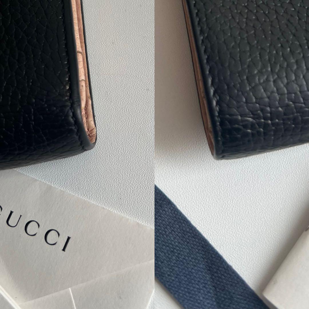 78 美品 GUCCI グッチ マーモント 2つ折り財布