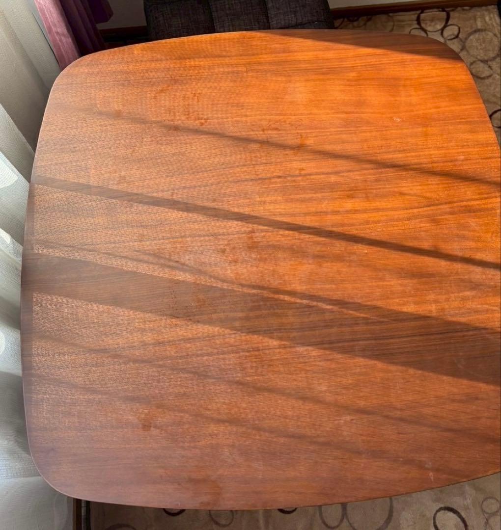 幅80cm ダイニングテーブル　回転式ダイニングチェア　椅子　セット　ニトリ