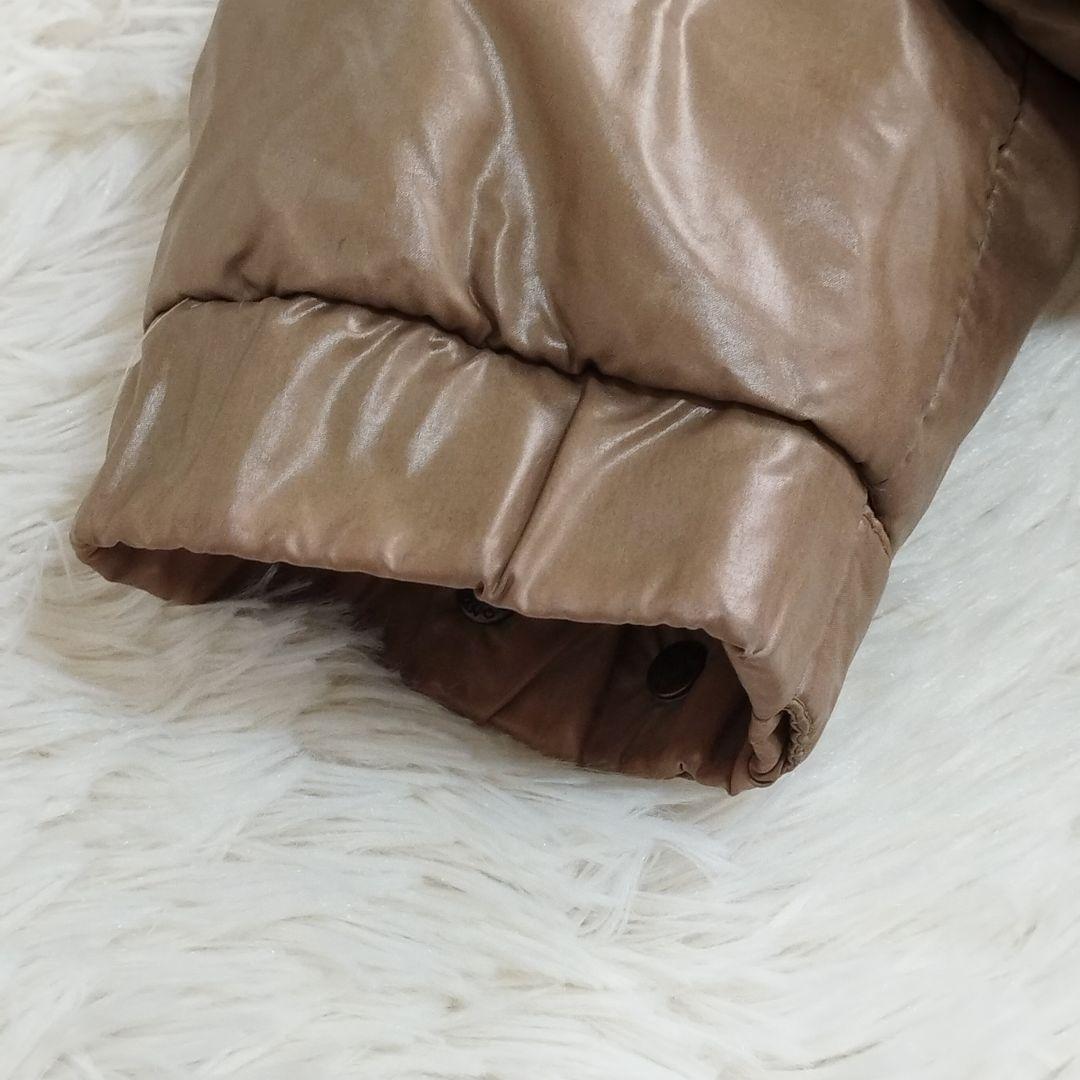 18196✨MONCLER BADIA ビッグロゴ ダウンジャケット ベージュ