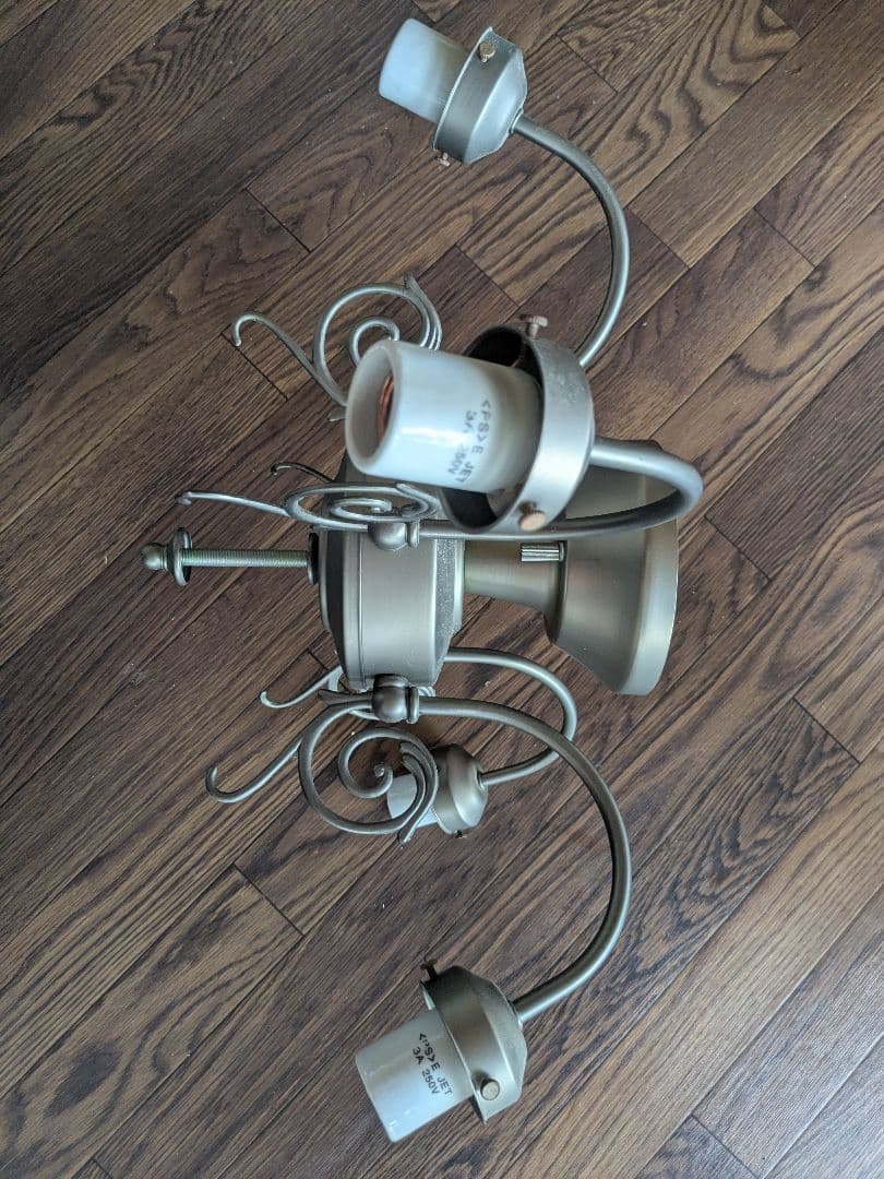 貴重キシマ GEM-6660Cシャンデリア 本体部分のみ（リモコン付）