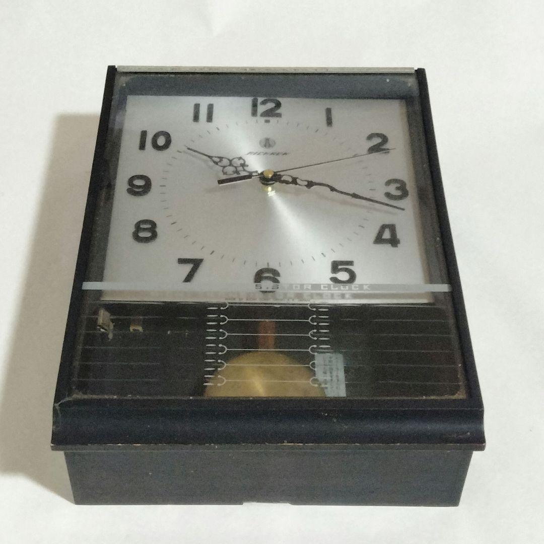 【動作品】愛知時計 掛け時計 振り子時計 昭和レトロ アンティーク レア文字盤