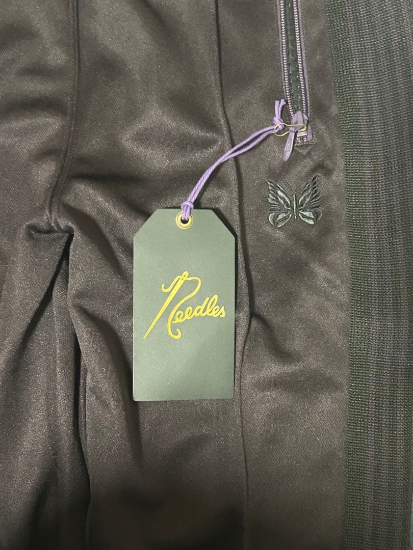 Needles パープル　narrowトラックパンツ