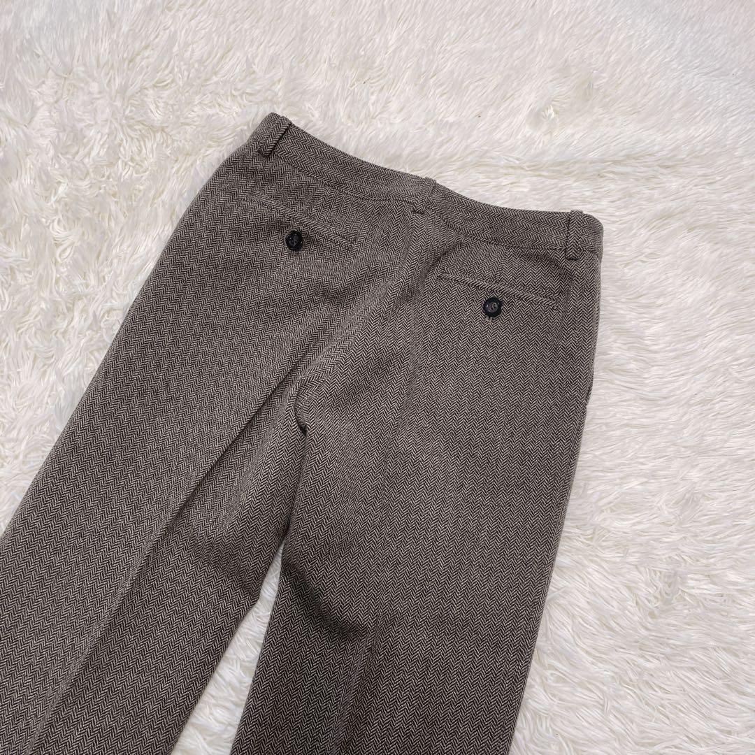 美品日本製シルク混【DES PRES ツィードパンツスーツ】セットアップ