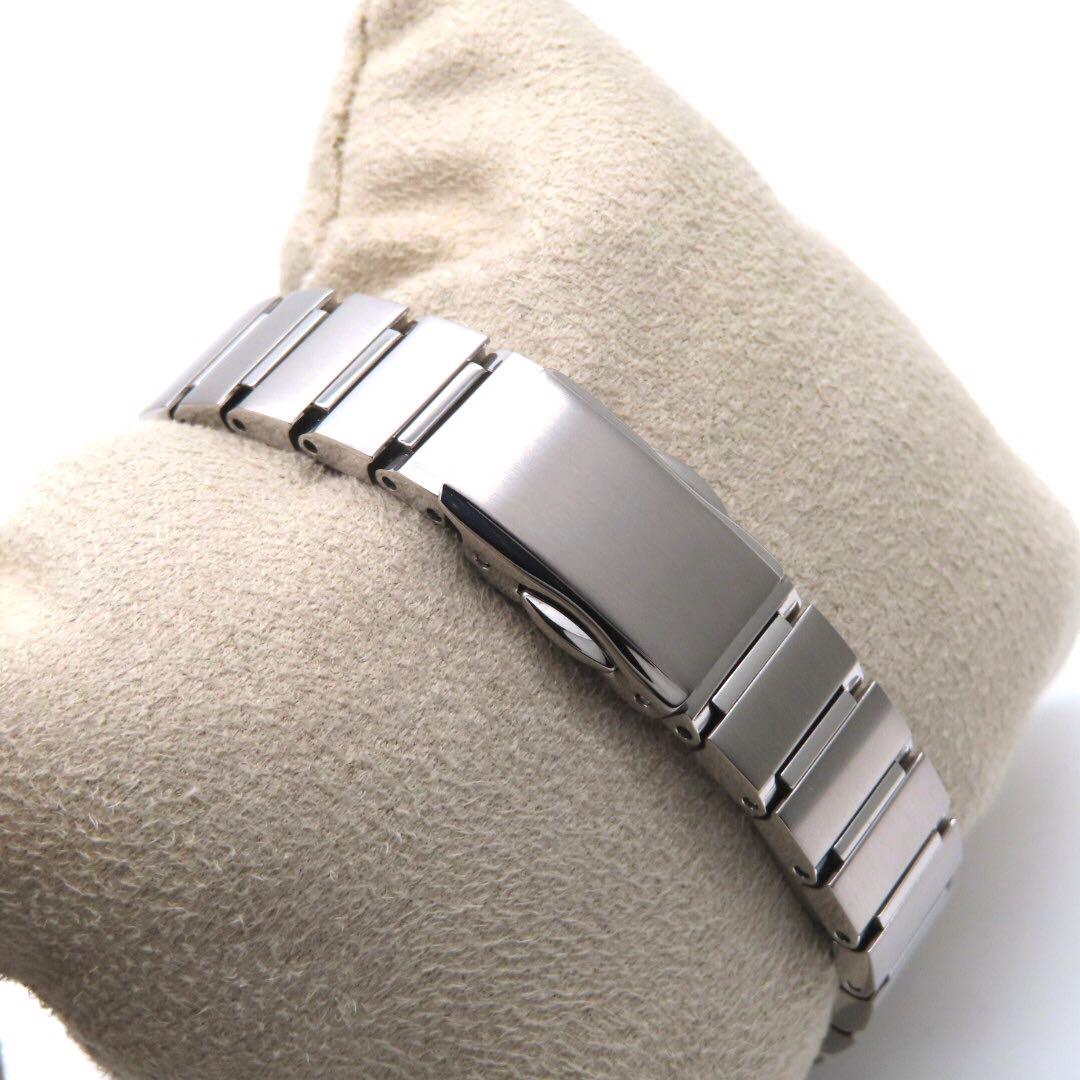 極美品 EC1015 53A クロスシー 電波ソーラー ダイヤ コンビ H246