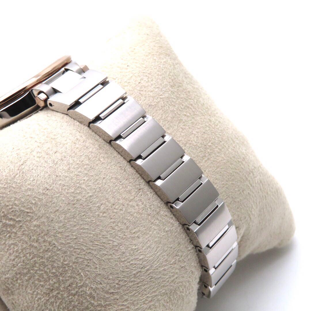 極美品 EC1015 53A クロスシー 電波ソーラー ダイヤ コンビ H246