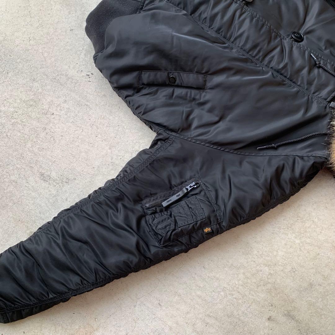 ジャケット・アウター ALPHA type N-2B flight jacket black N2B