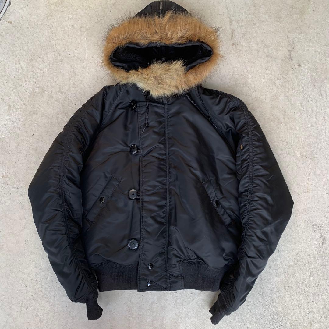 ジャケット・アウター ALPHA type N-2B flight jacket black N2B