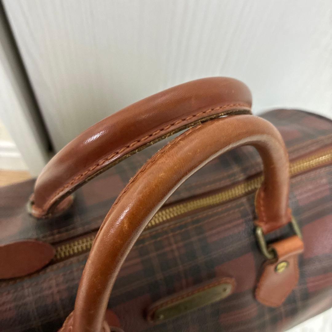 ✨️美品✨️ ポロラルフローレン ミニボストンバッグ レッド 赤 PVCレザー