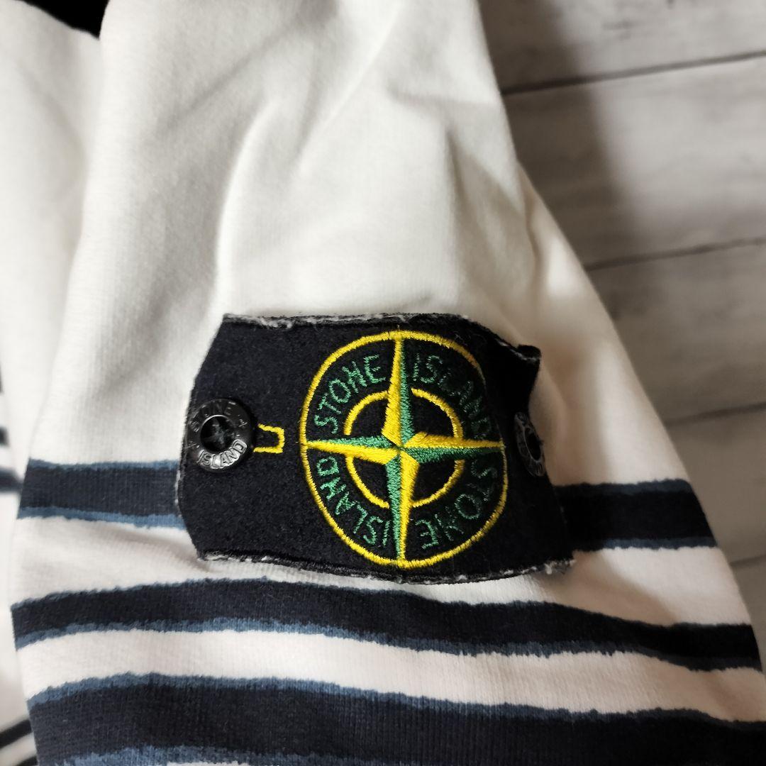 シュプリーム ストーンアイランド フーディパーカー スウェット 刺繍ロゴ コラボ