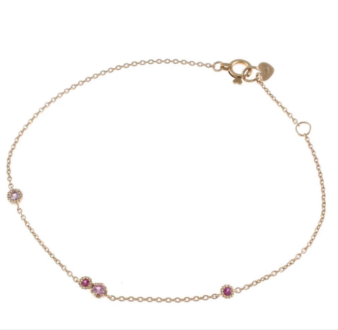 スタージュエリー STAR JEWELRY ブレスレット ピンクゴールド K10