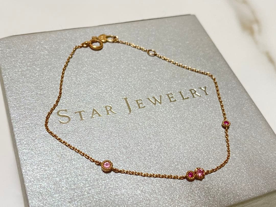 スタージュエリー STAR JEWELRY ブレスレット ピンクゴールド K10