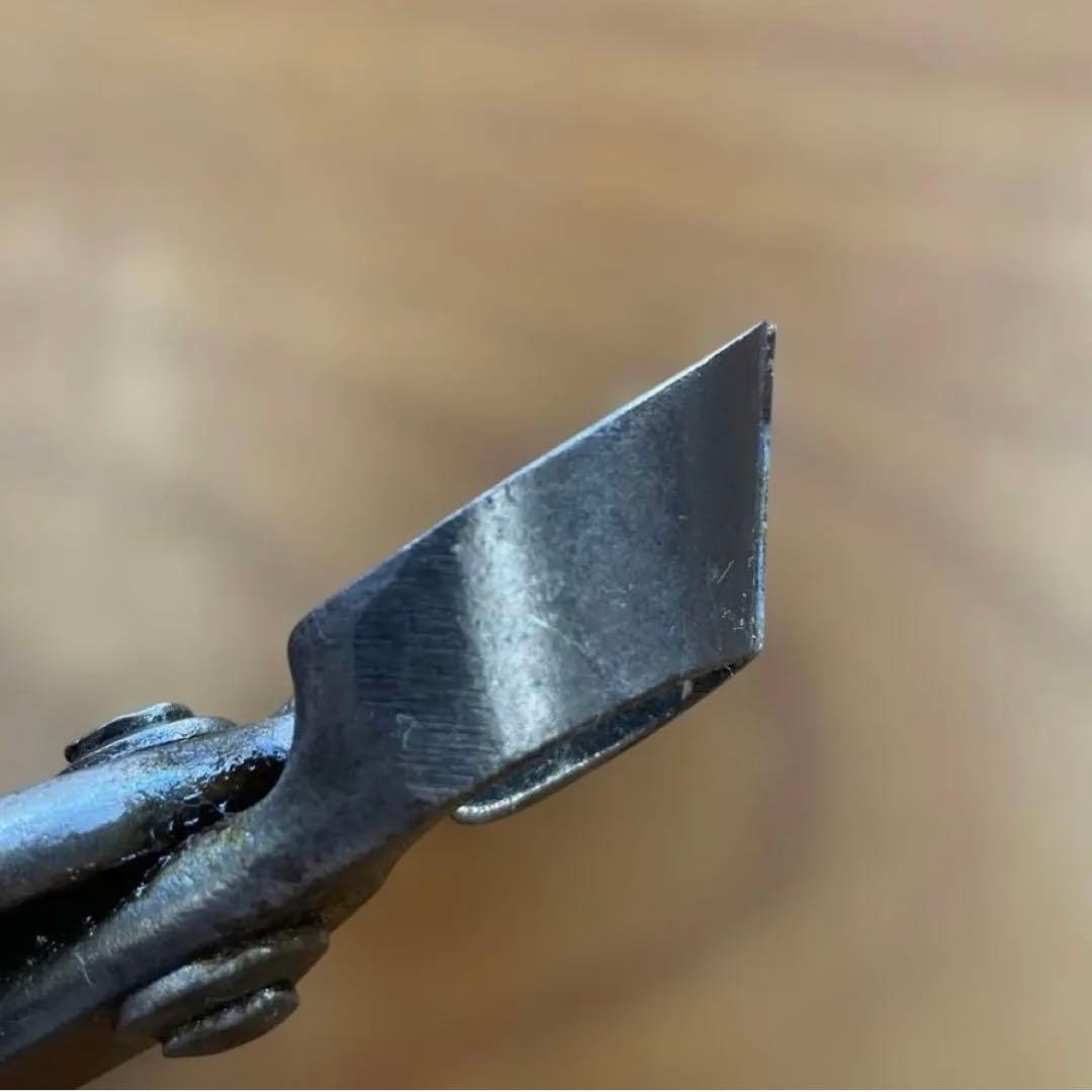 最高級 盆栽用具 昌国【特製】又切り鋏(約)214㎜ 240g