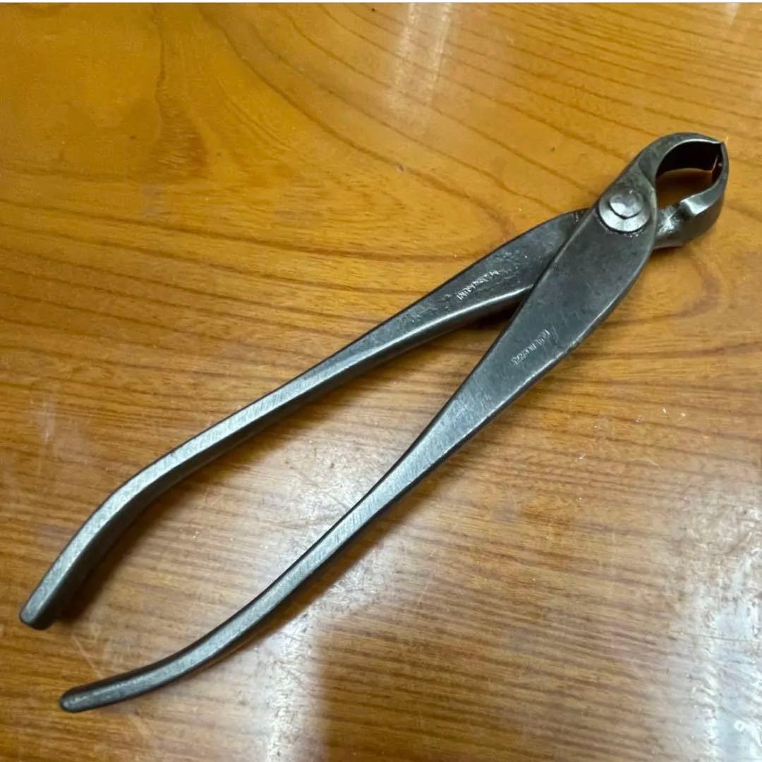 最高級 盆栽用具 昌国【特製】又切り鋏(約)214㎜ 240g