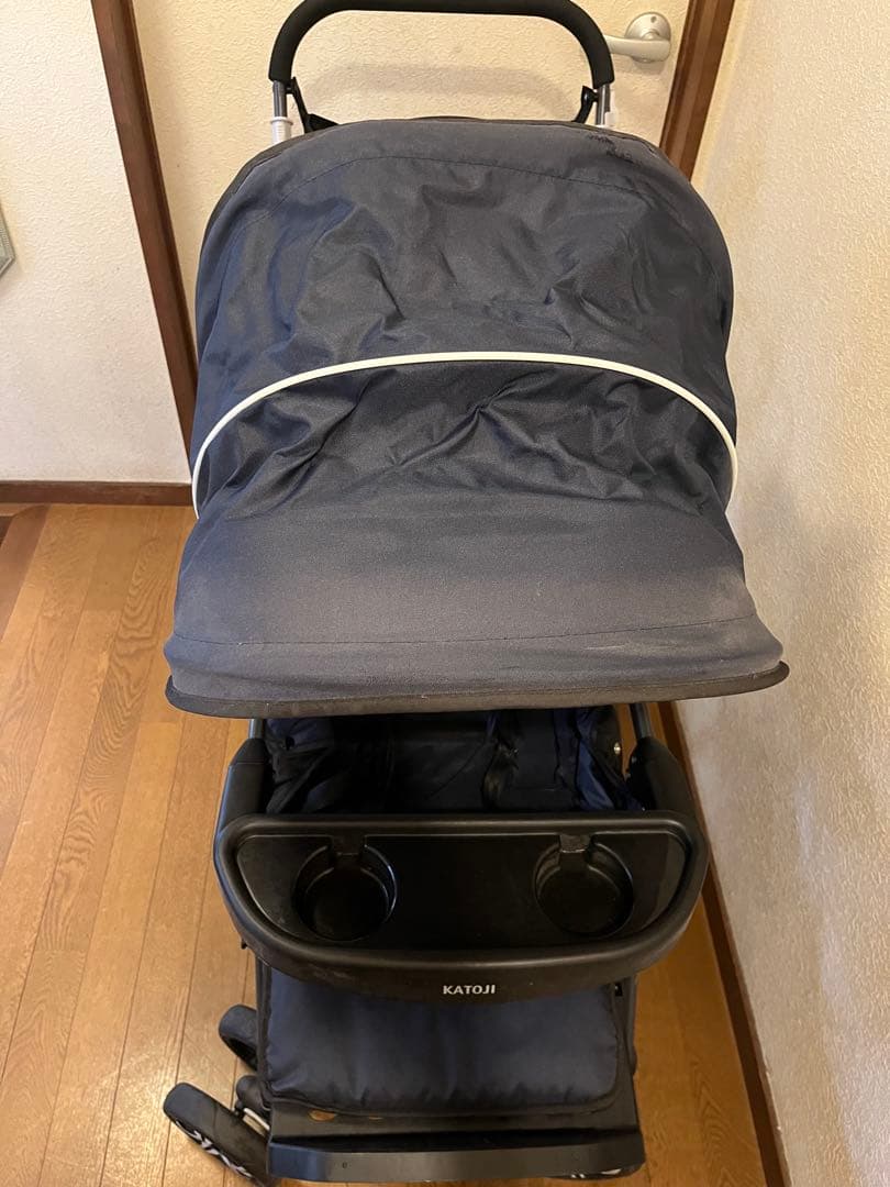 ⭐︎最終SALE⭐︎ KATOJI 2WAY仕様 2人乗りベビーカー ネイビー