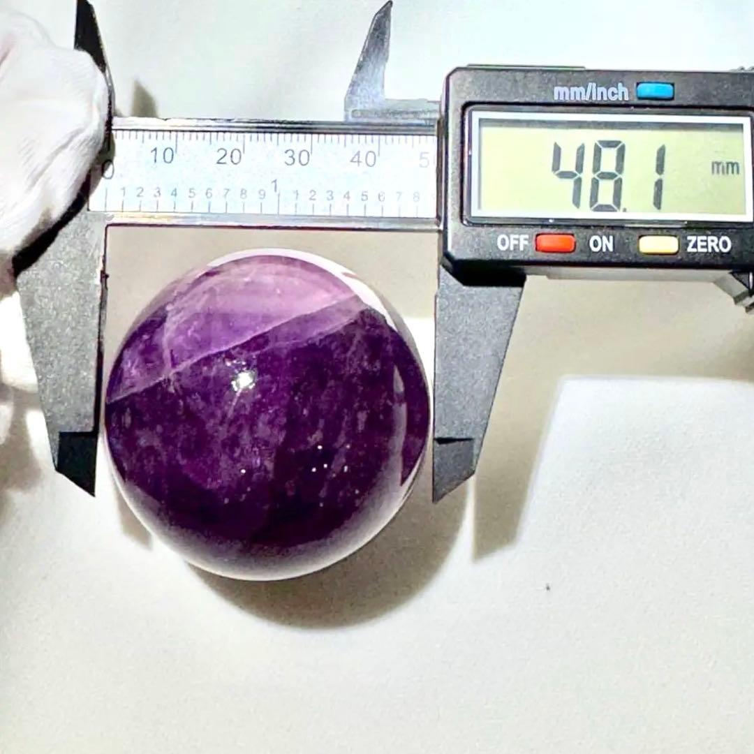 濃色パープルフローライト スフィア