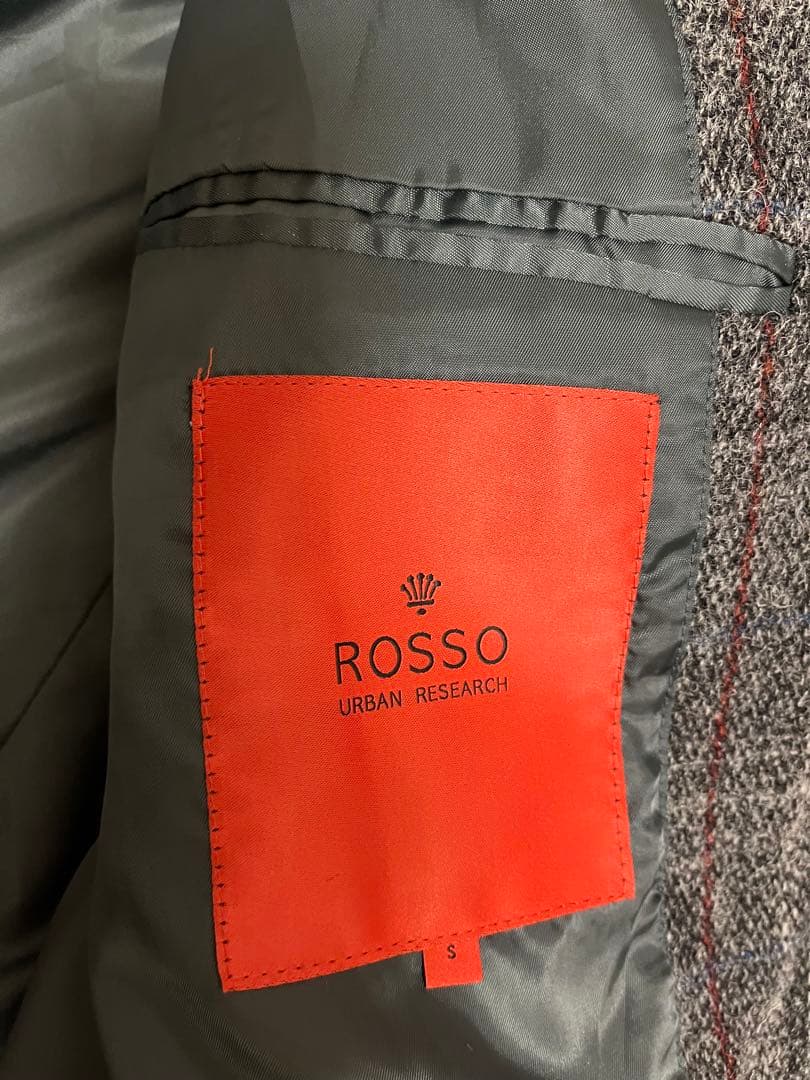 最終値下✨アーバンリサーチロッソ　ハリスツイード　チェスターコート　S