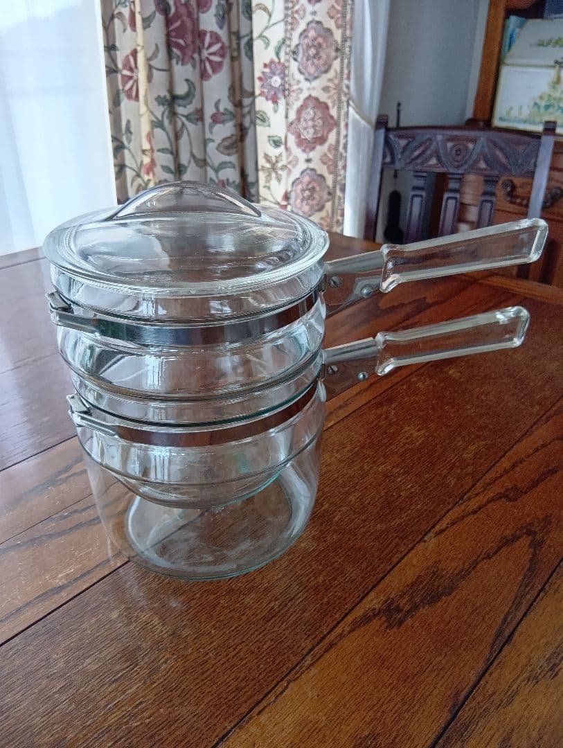 最終価格　オールドパイレックス　ダブルボイラー