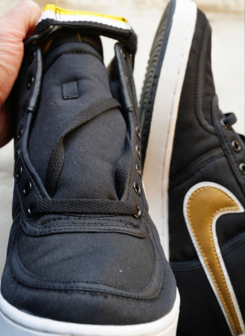 【NIKE 】28CMバンダル ハイ サプリーム ブラック/メタリックゴールド