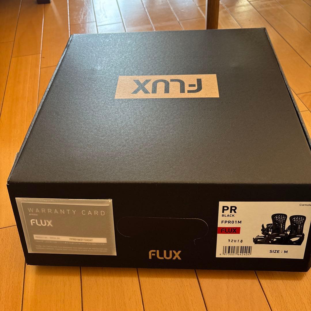 FLUX PR ブラック Mサイズ スノーボードビンディング 使用1回