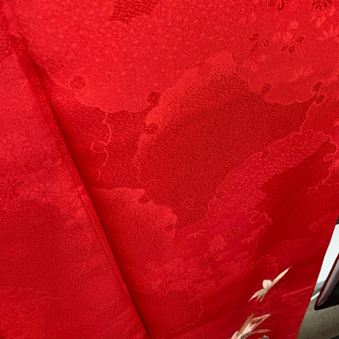 511zu24.209y8.小物.407u11○振袖 金彩 地紋○美品 成人式