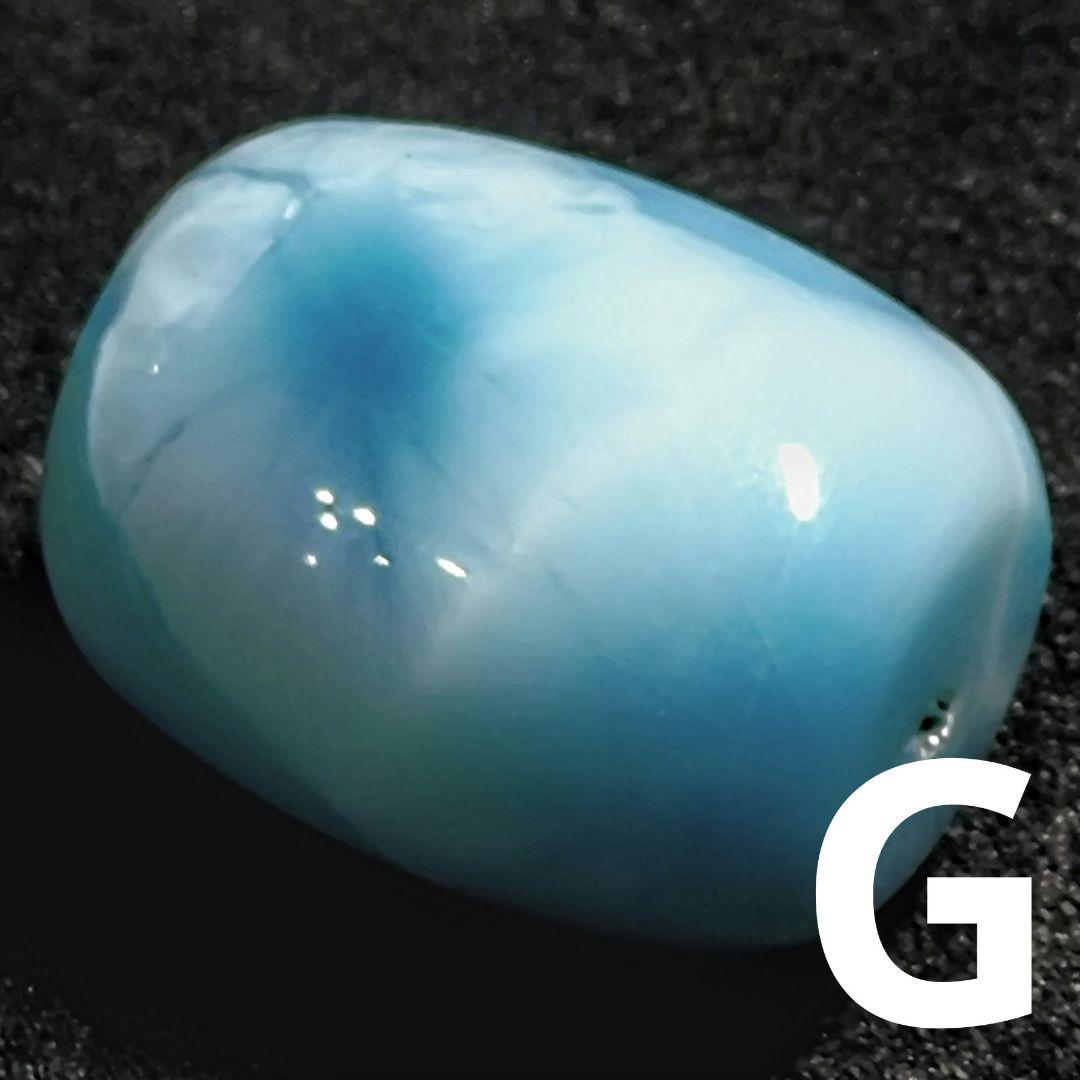 ★大粒！ラリマー 樽型 ビーズG(SA〜SA+)